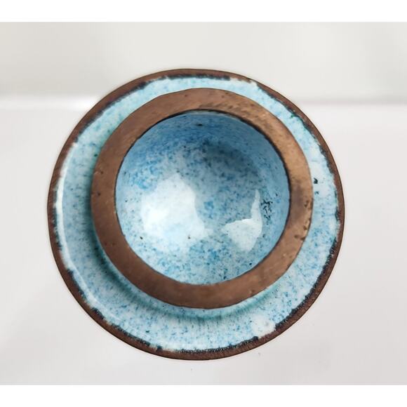 Kelvin Chen Miniature Enameled Tea Pot Trinket Box 1999 Sea Turtle ocean No 495 - Picture 6 of 9